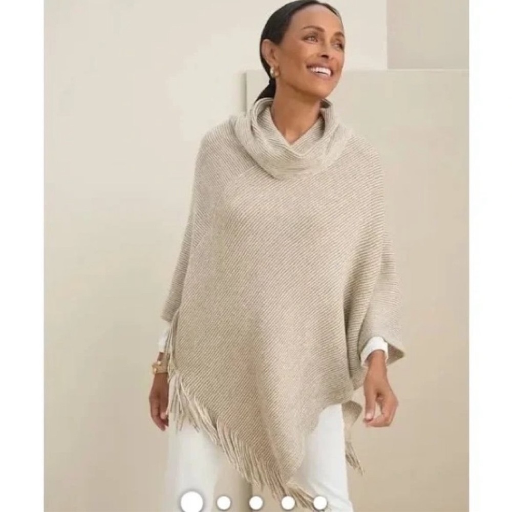 Chico’s Cow Neck Poncho